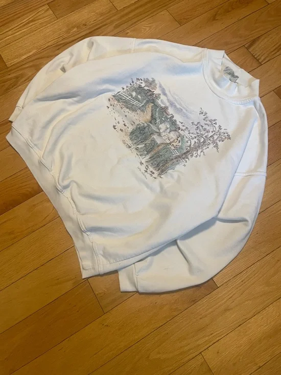 Northern Reflections Cream Scenic Graphic Crewneck - Men - Picture 4 of 6